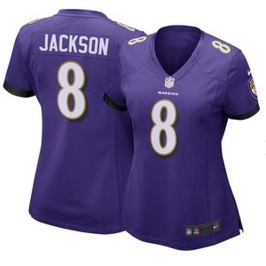 Nike Women’s Baltimore Ravens Lamar Jackson #8 Jersey